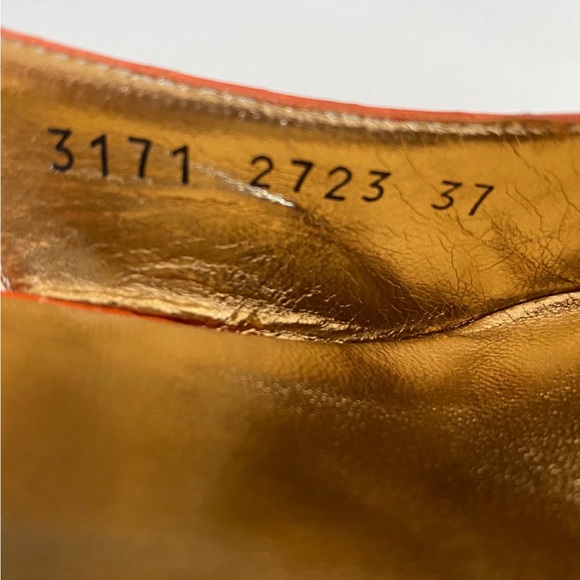 ⭐️LAST DAY⭐️ Rare - Dolce & Gabbana Orange Kitten Heels EU 37 - Picture 7 of 13